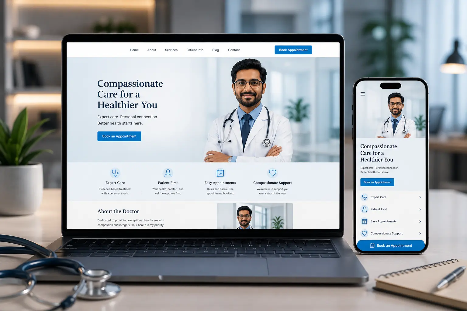 Doctor's own website